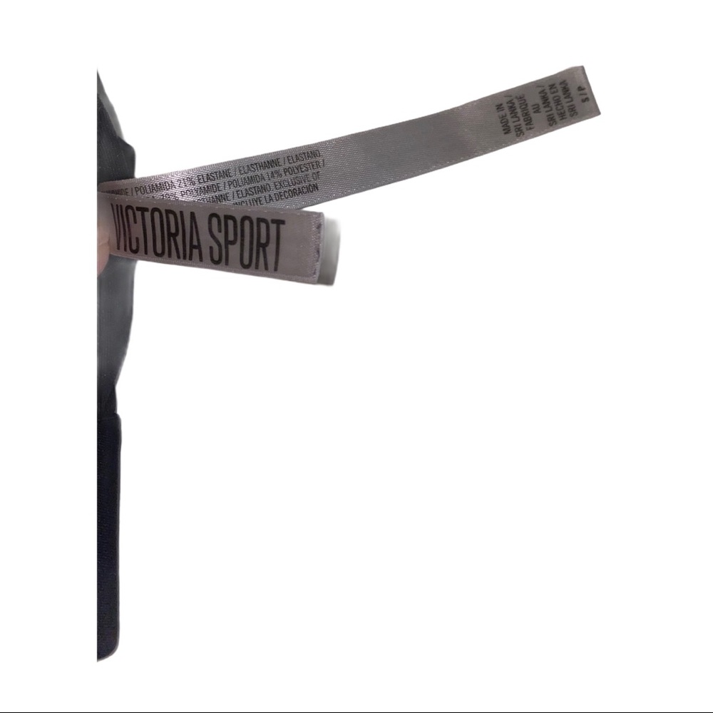 Victoria Sport Sports Bra Logo Small Black White - Picture 4 of 5